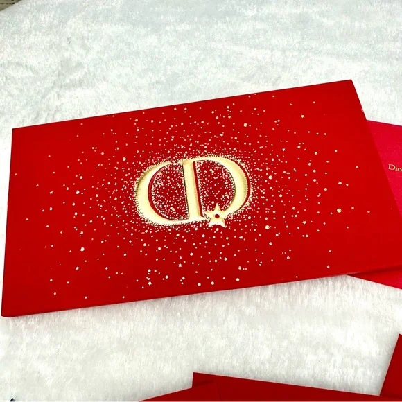 DIOR envelopes red and gold original box Lunar New Year Chinese New Year! NEW - Picture 3 of 7